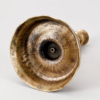 LJUSSTAKE, mässing, barock, 1600-tal.