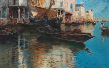 Wilhelm von Gegerfelt, Quayside, Venice.