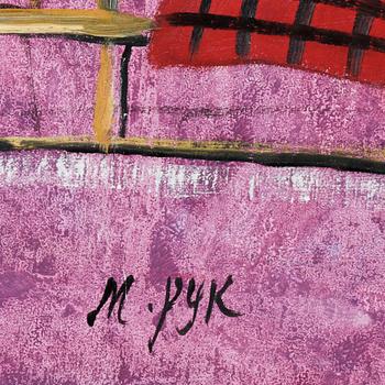 MADELEINE PYK, olja på duk, signerad.