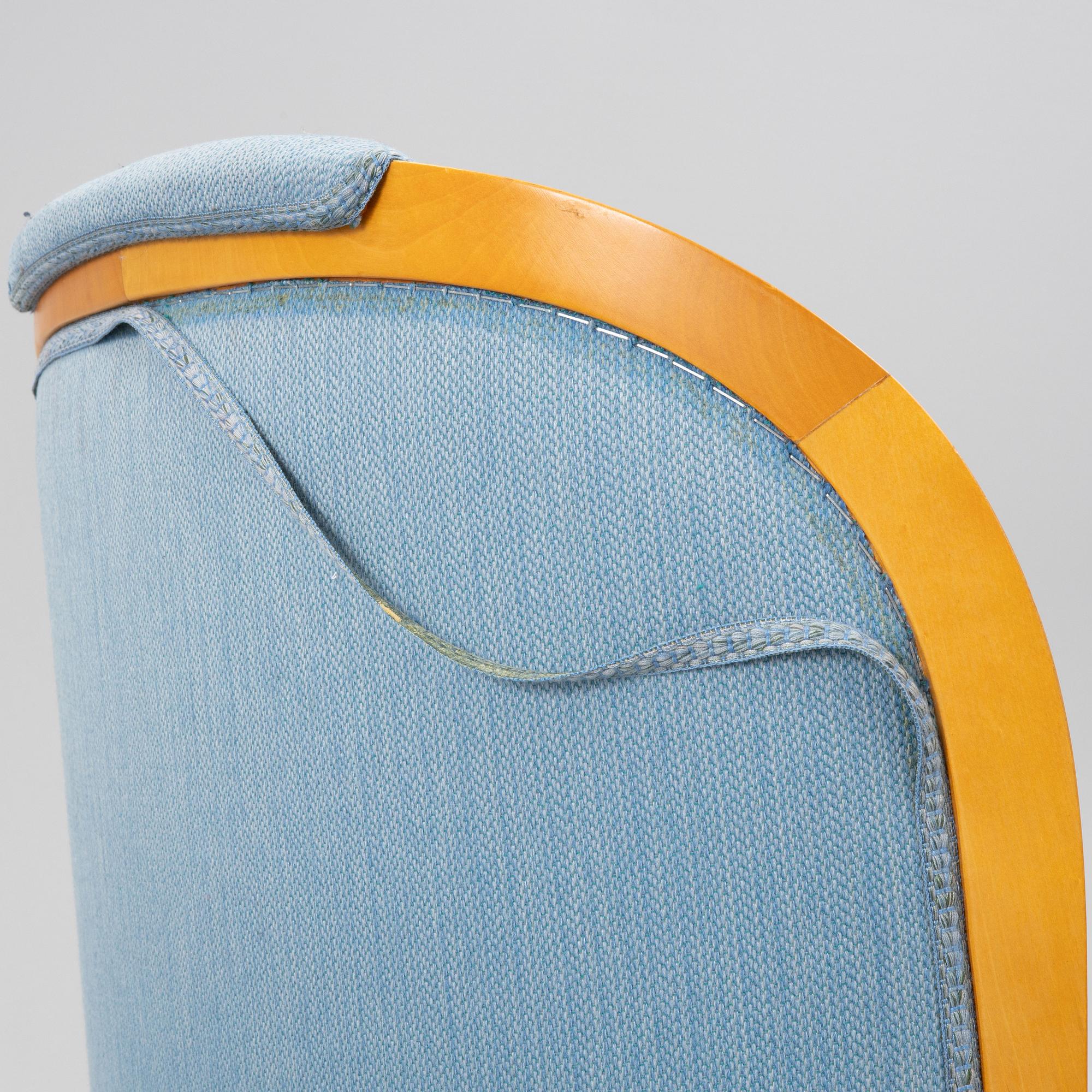 Carl Malmsten, a pair of "Advokaten" armchairs, Sweden, later part of the 20th century.