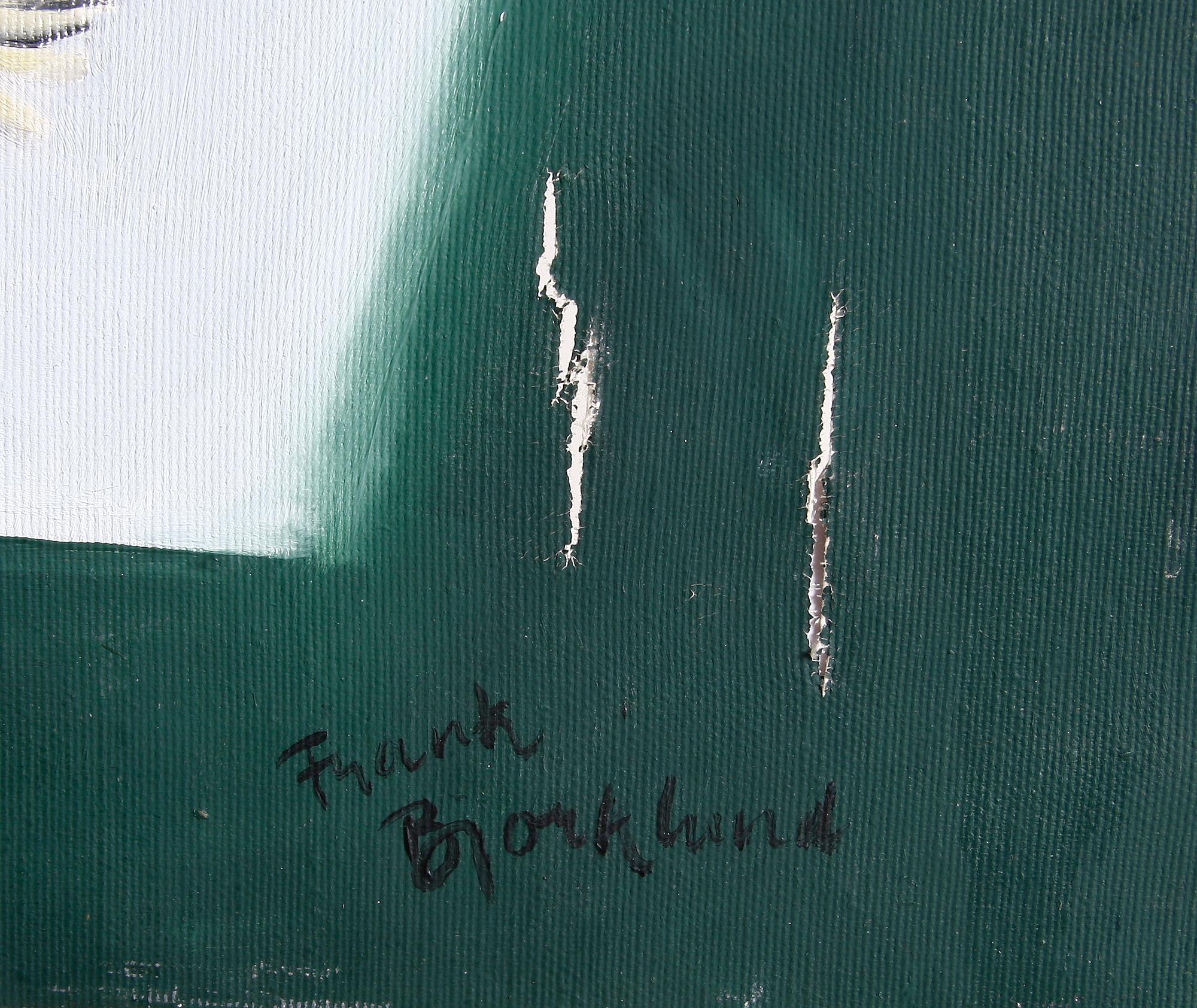 BJÖRKLUND, FRANK. Olja på duk, sign.