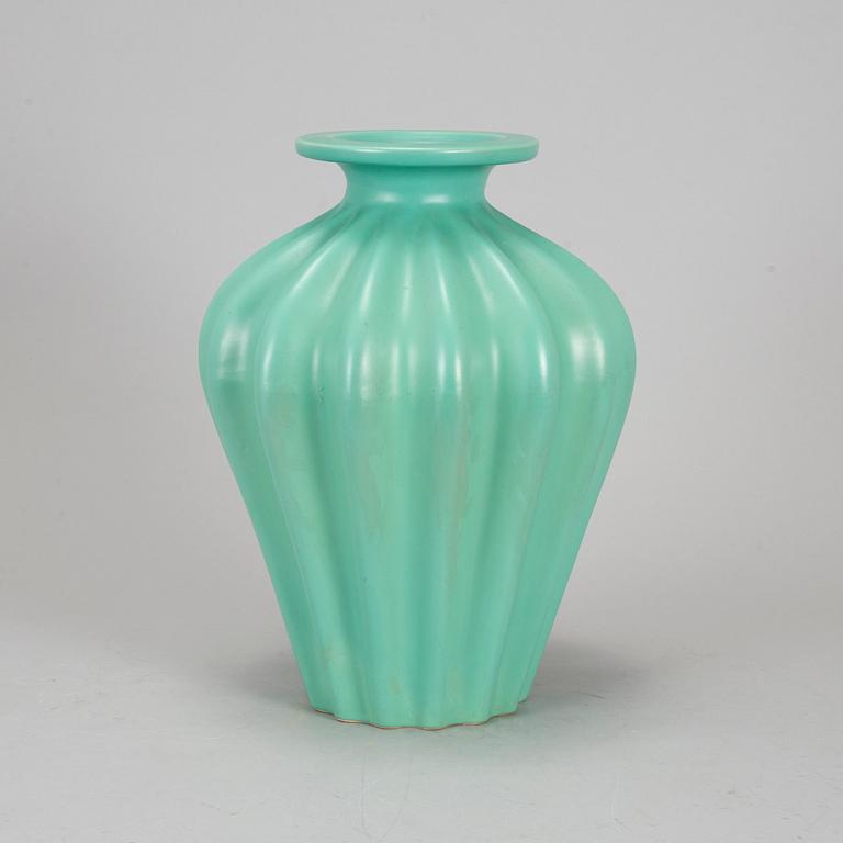 A 1930/40's faiance vase by Ewald Dahlskog, Bo Fajans.