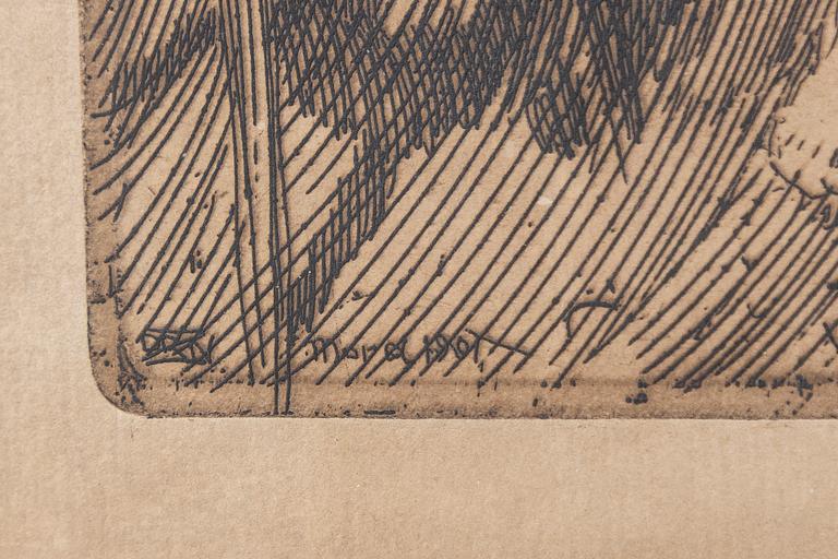 Anders Zorn, "Stående modell".