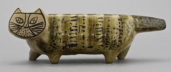 FIGURIN, stengods, katt ur serien "Stora zoo", Lisa Larson, Gustavsberg.