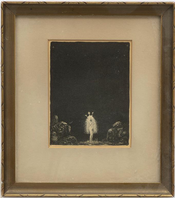 John Bauer, "Den lilla prinsessan och trollen".