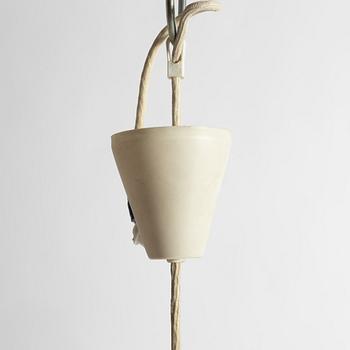 Vilhelm Lauritzen, taklampor, ett par, "VL45 Radiohuspendeln", Louis Poulsen, Danmark, 1900-talets första hälft.