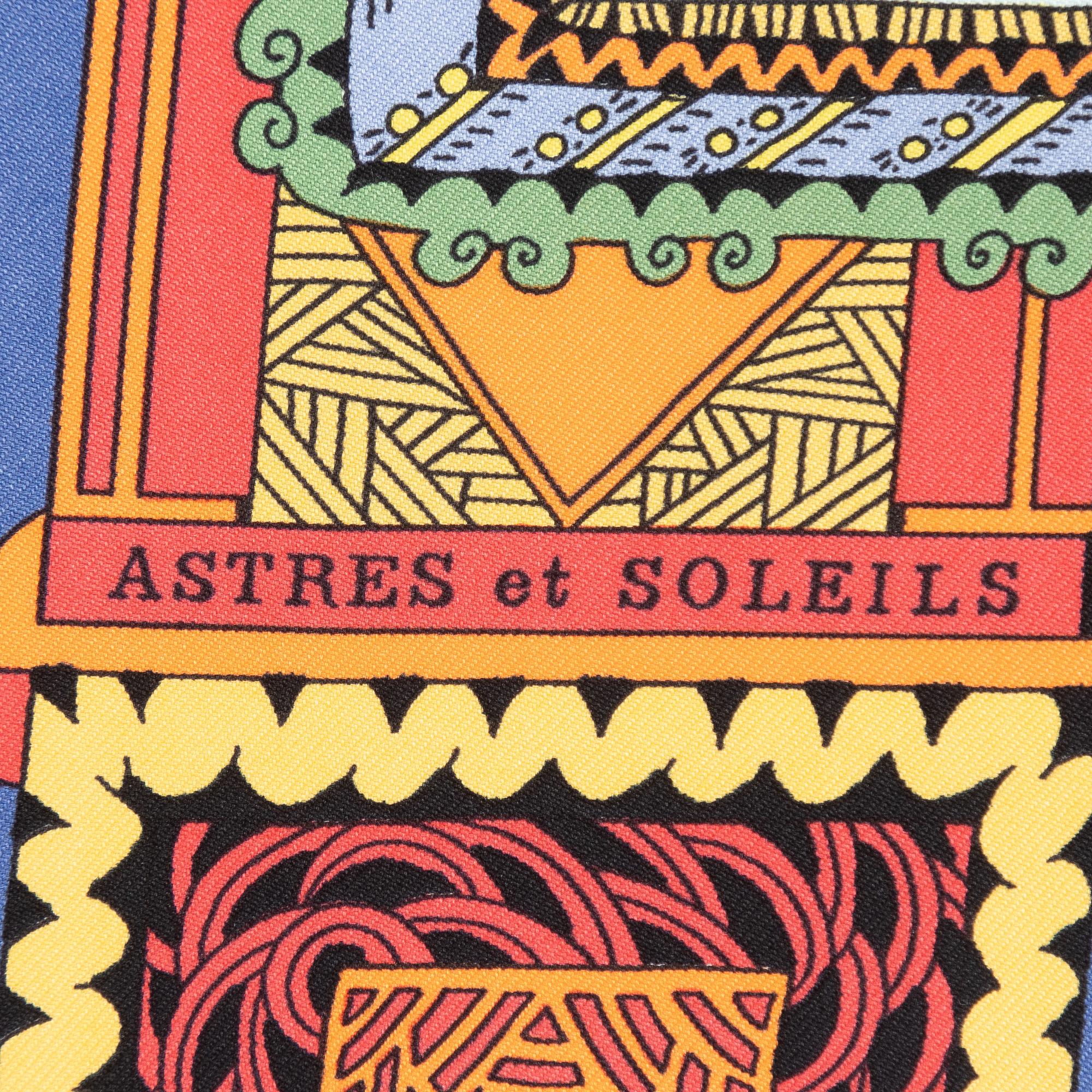 Hermès, scarf, "Astres et Soleils".