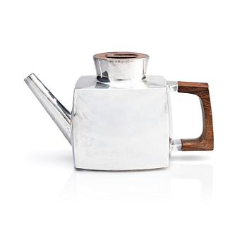 466. Anders Ericson, a silver teapot, Kristianstad 1968.