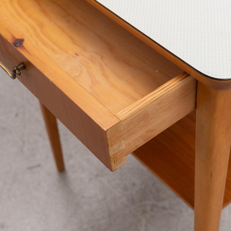 A pair of bedside tables, mid 20th Century.