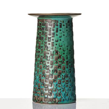 Stig Lindberg, a stoneware vase, Gustavsberg Studio 1961.