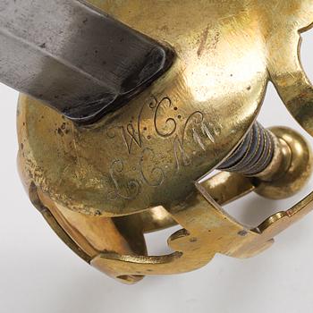 PALLASCH, svensk, m/1778 för Västgöta kvalleriregemente.