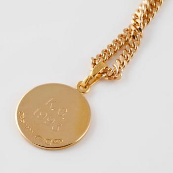 HÄNGE, 18K guld. Vikt 16,5 gram.