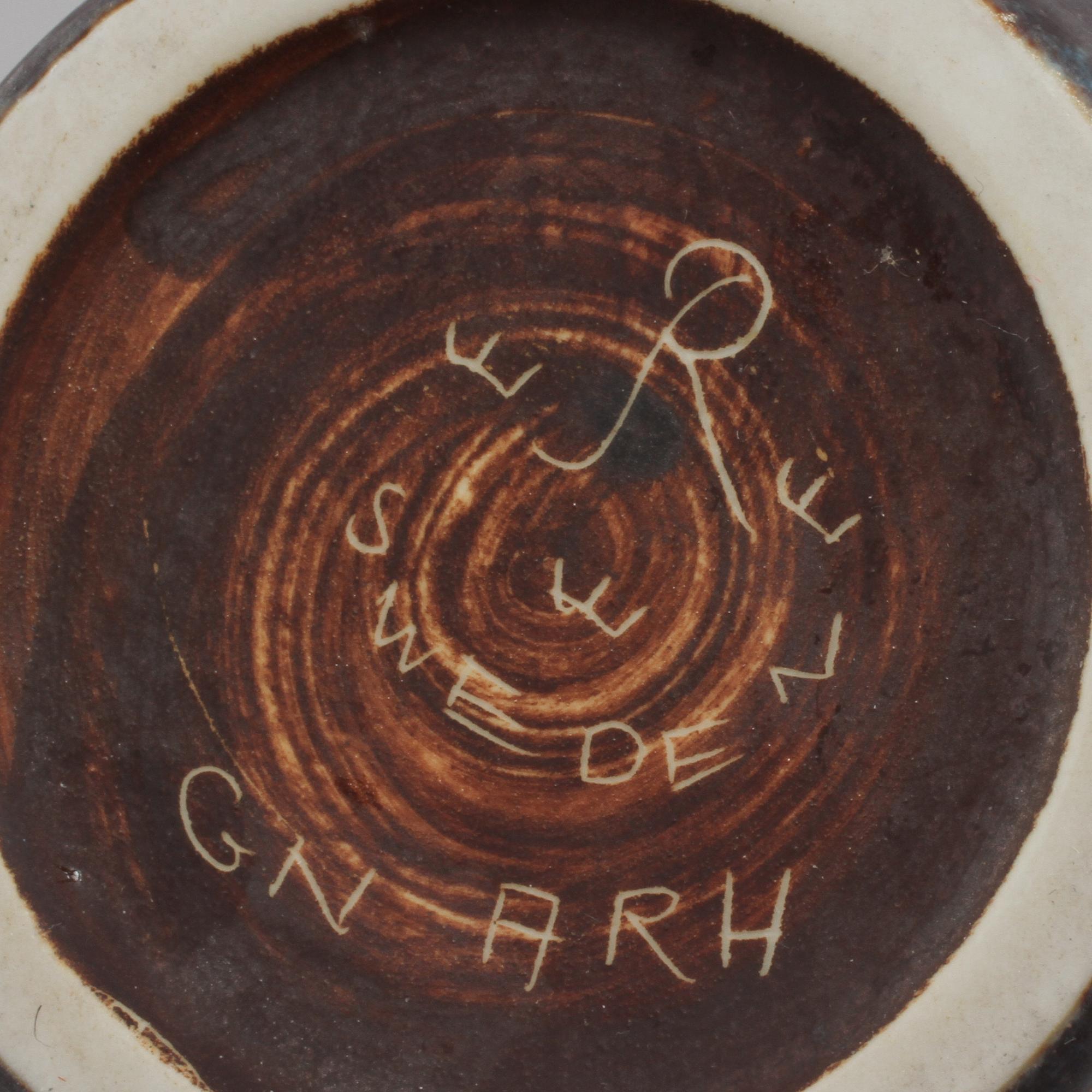 PARTI STENGODS, 3 delar, Gunnar Nylund, Rörstrand, 1900-talets andra hälft.