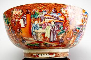 Bålskål, kompaniporslin. Qingdynastin, Qianlong (1736-95).