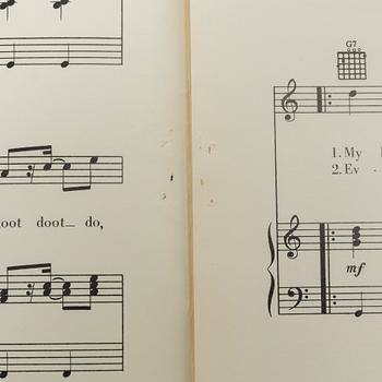 Beach Boys, "Here Comes The Night", signed sheet music, Almo Publications, USA.