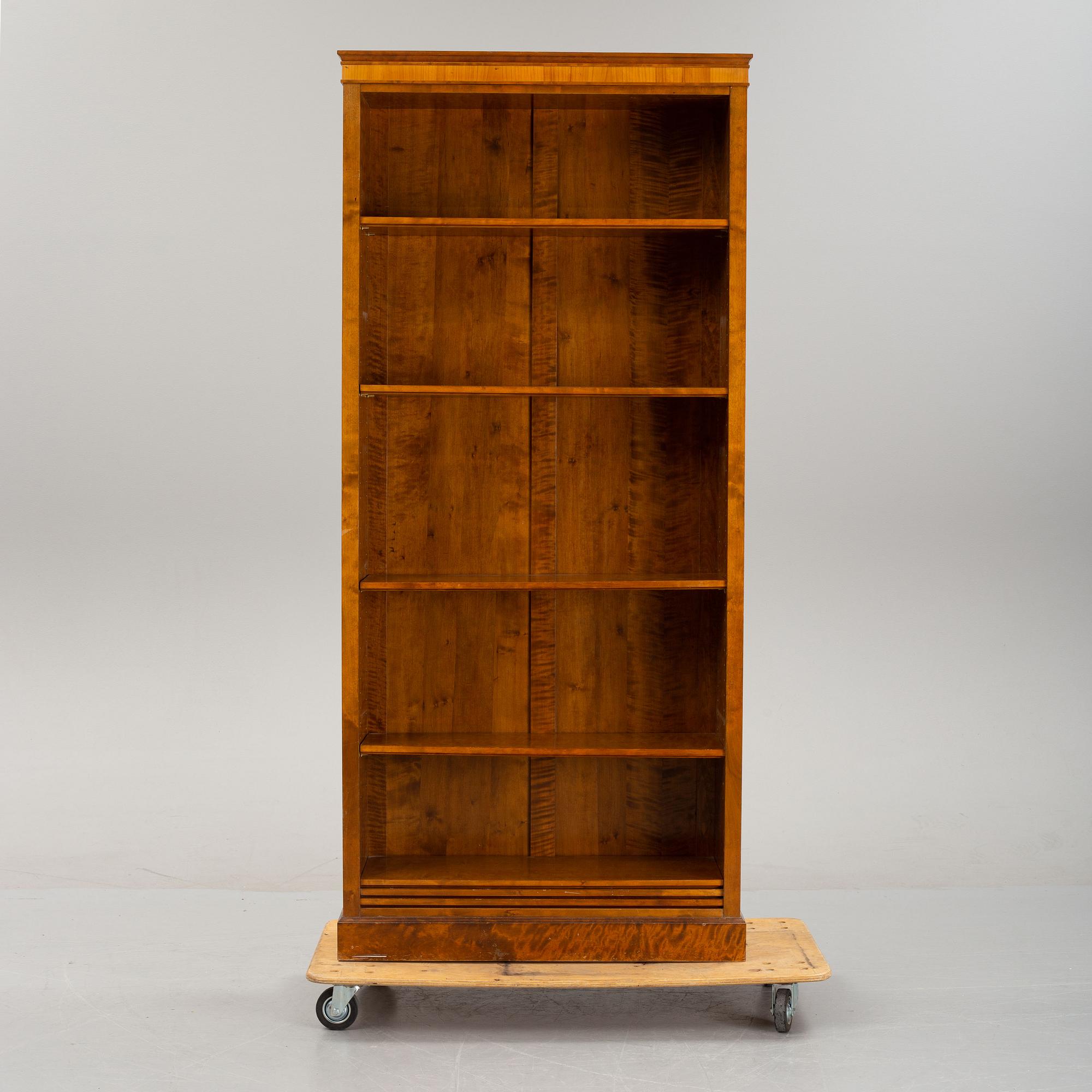 A birch book case 1930's/1940's.
