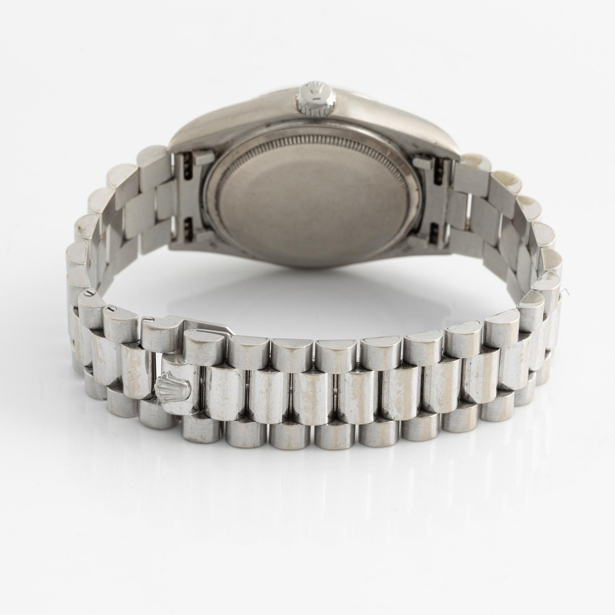 Rolex, Day-Date, "Diamond Dial", wristwatch, 36 mm.