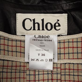 Chloé, a lamb's leather jacket, 2007, French size 36 according to label.
