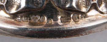 PARTI SILVER, 10 delar. Bla GAB Stockholm 1912.