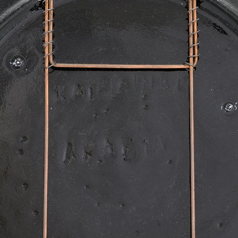 Birger Kaipiainen, koristelautanen, signeerattu Kaipiainen Arabia.