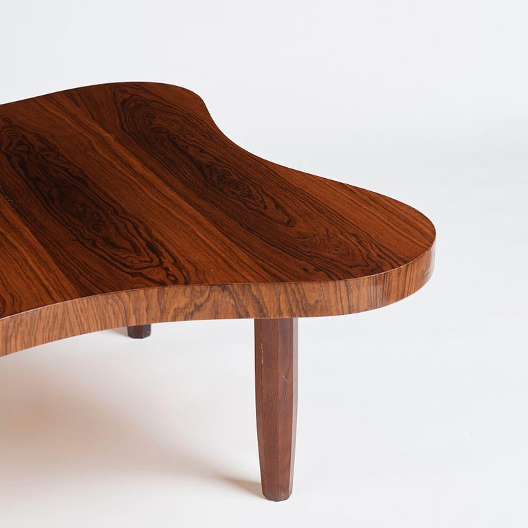 Sten Blomberg, attributed to, coffee table, Meeths, Swedish Modern 1940s.