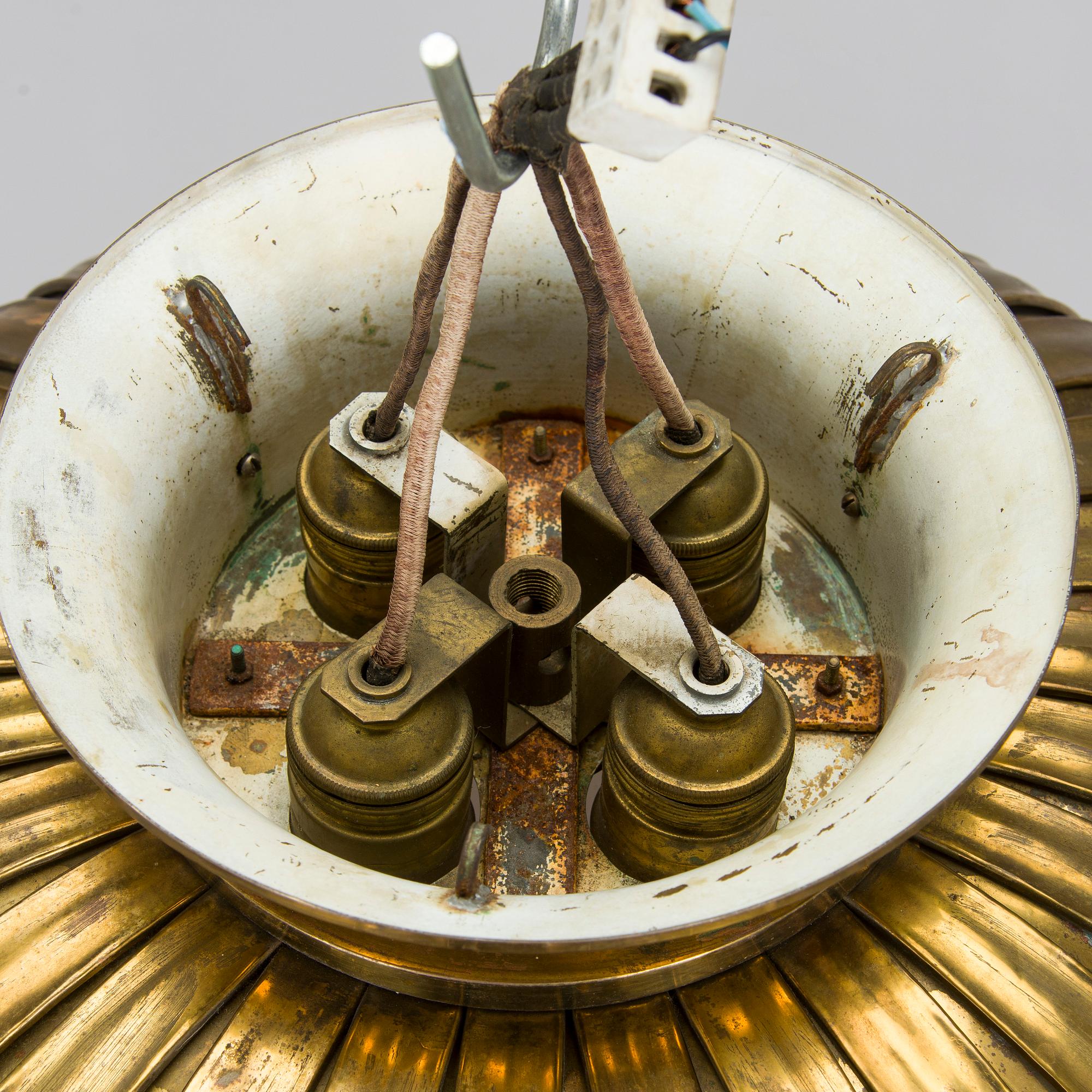 Paavo Tynell, a 1930s '1926' lamp shade / pendant light for Taito.