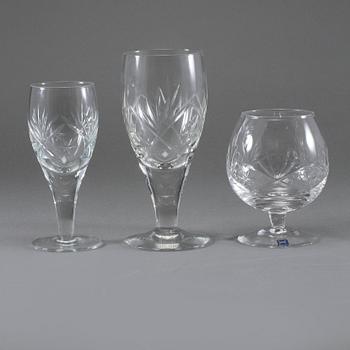 GLASSERVISDELAR, 25 st, Hadeland, Norge, 1900-talets fjärde kvartal.