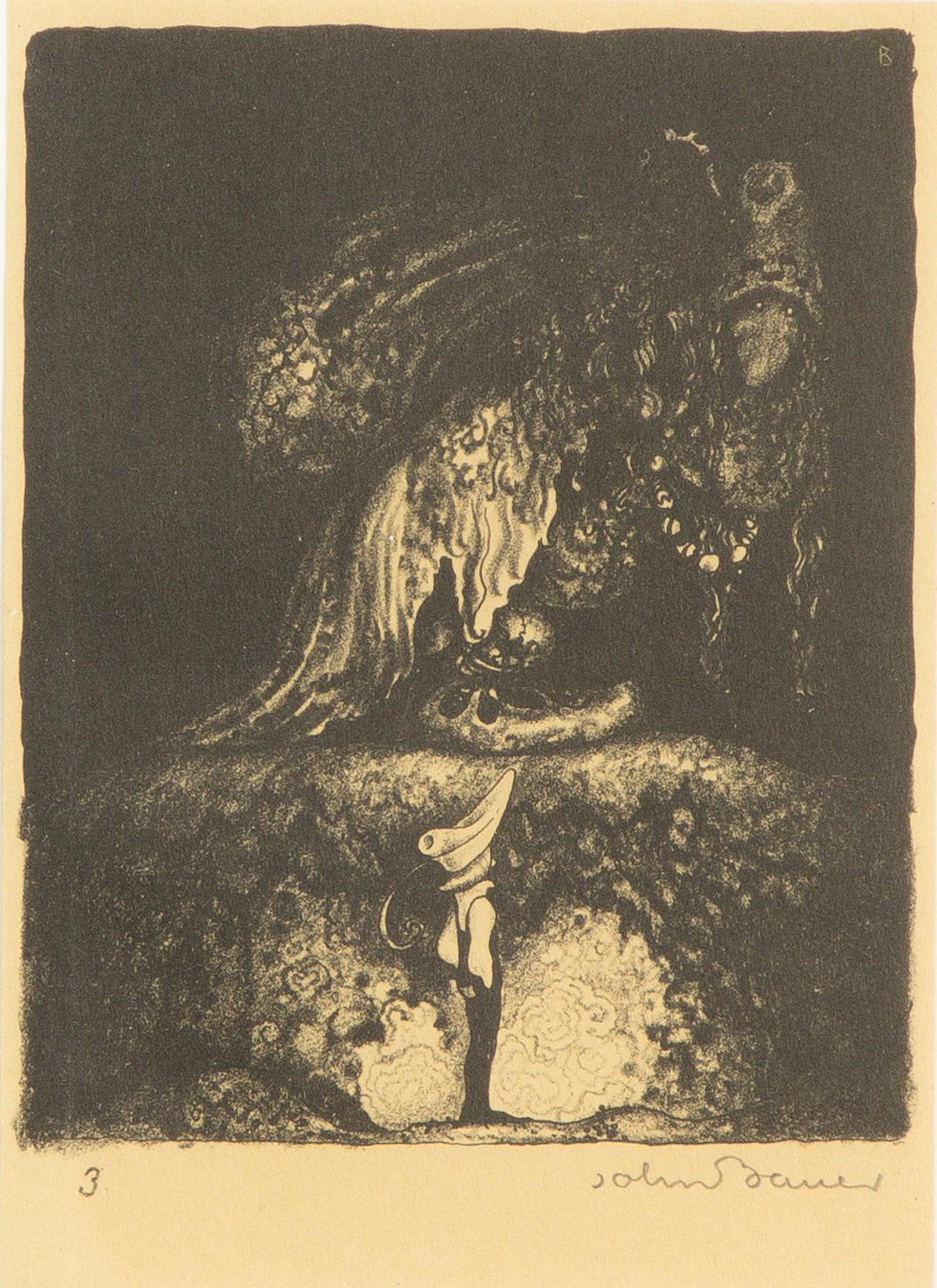 John Bauer, "-God kväll farbror sa' pojken";.