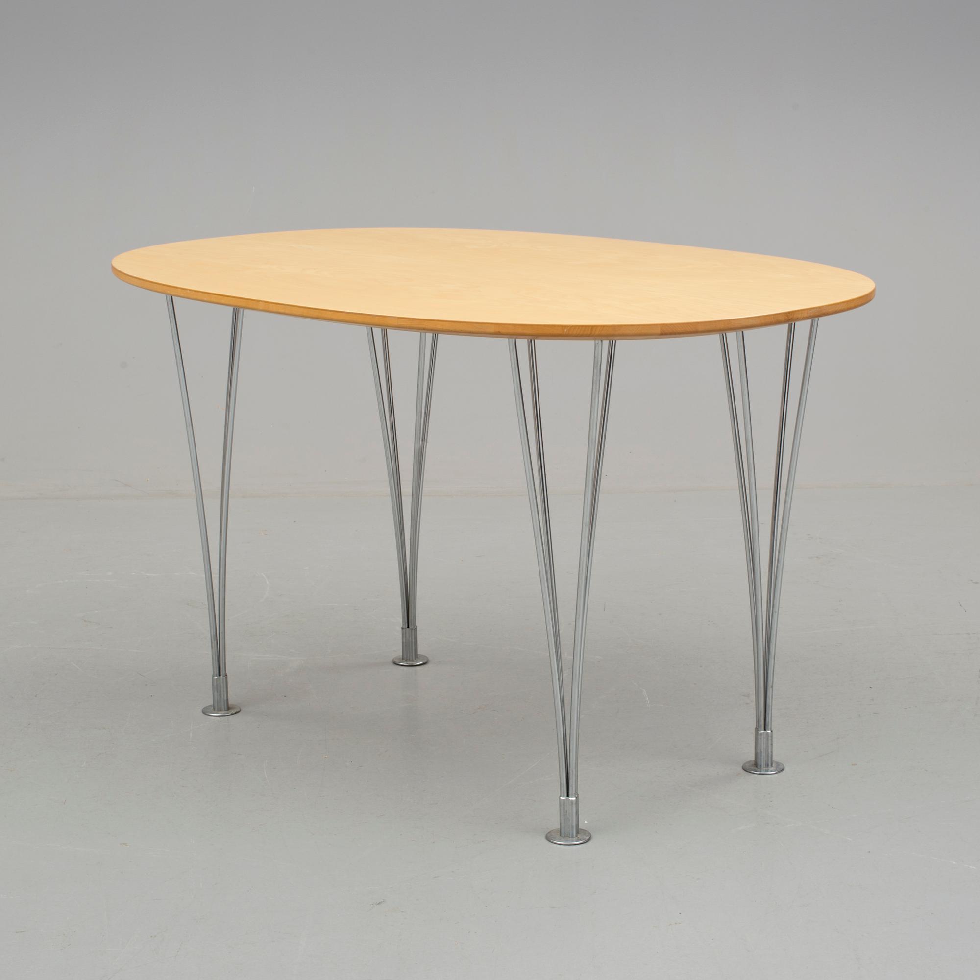 BRUNO MATHSSON och PIET HEIN, "Superellips", Bruno Mathsson International, bord, 1900-talets fjärde kvartal.