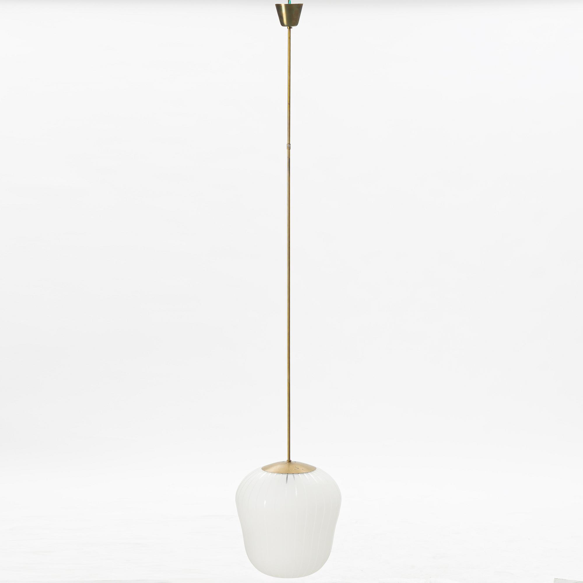 Harald Notini, a pair of ceiling lamps model "11335B", Arvid Böhlmarks Lampfabrik, 1940s.