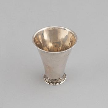 Johan Steinfort, bägare, silver,  Stockholm 1766.