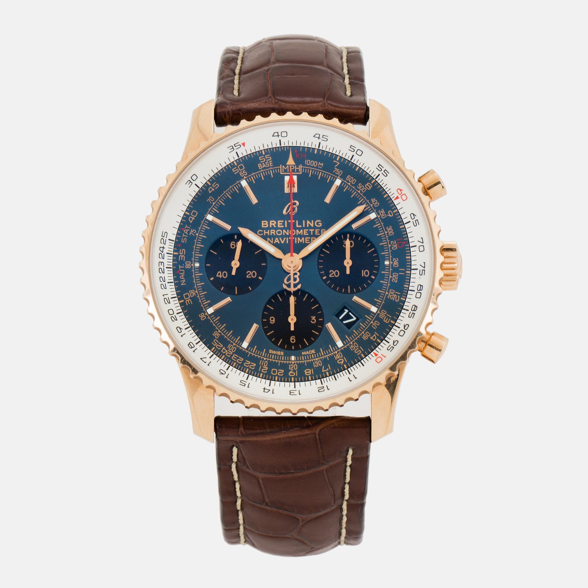 BREITLING, Navitimer 1 B01, armbandsur, kronograf, 43 mm.