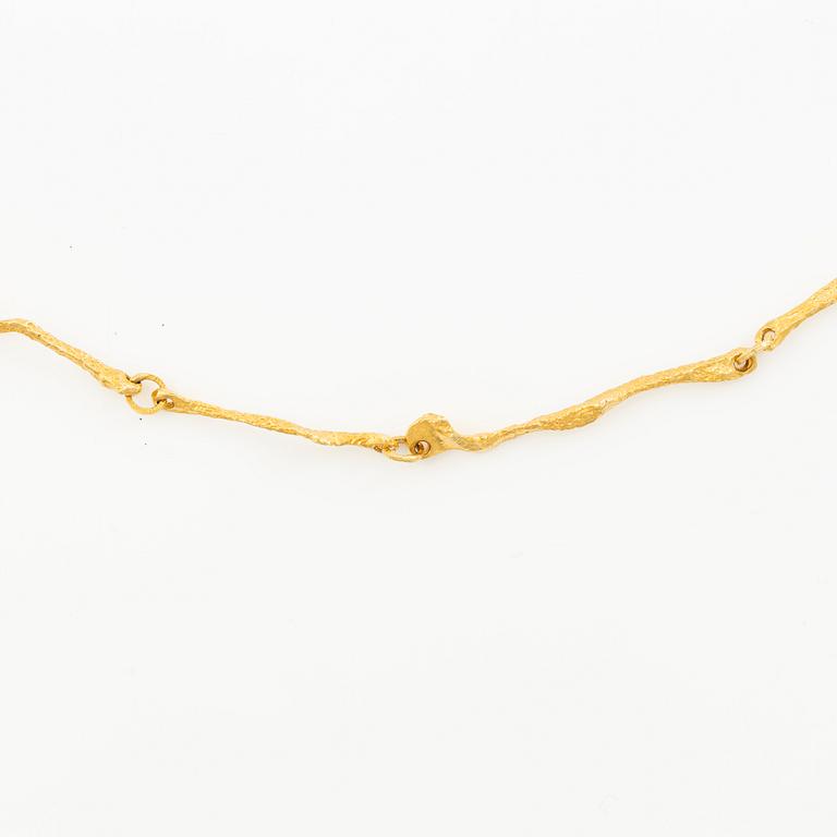 Björn Weckström, Necklace, 18K gold, for Lapponia. Finland.