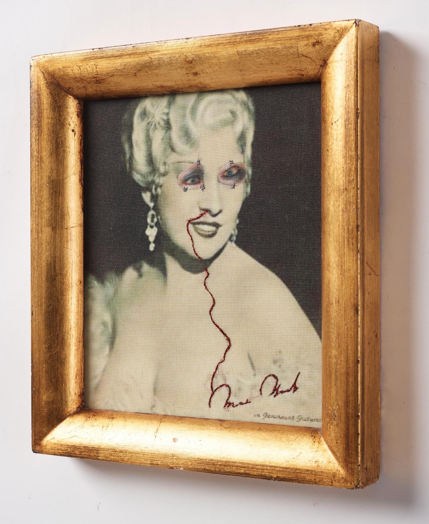 Francesco Vezzoli, "Ritratto Surrealista di Mae West (l'age d'or)".