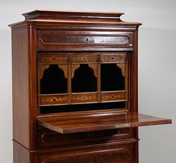 CHIFFONJÉ, nyrokoko/nyrenässans, 1800-talets slut. Danmark.