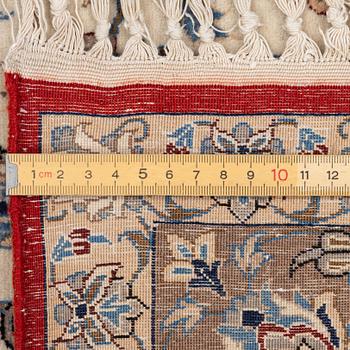 A semi antique Nain Tuteshk rug, Central Persia, c. 190 x 108 cm.