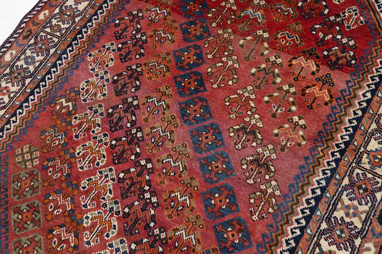 Carpet, Kashgai, approx. 257 x 156 cm.