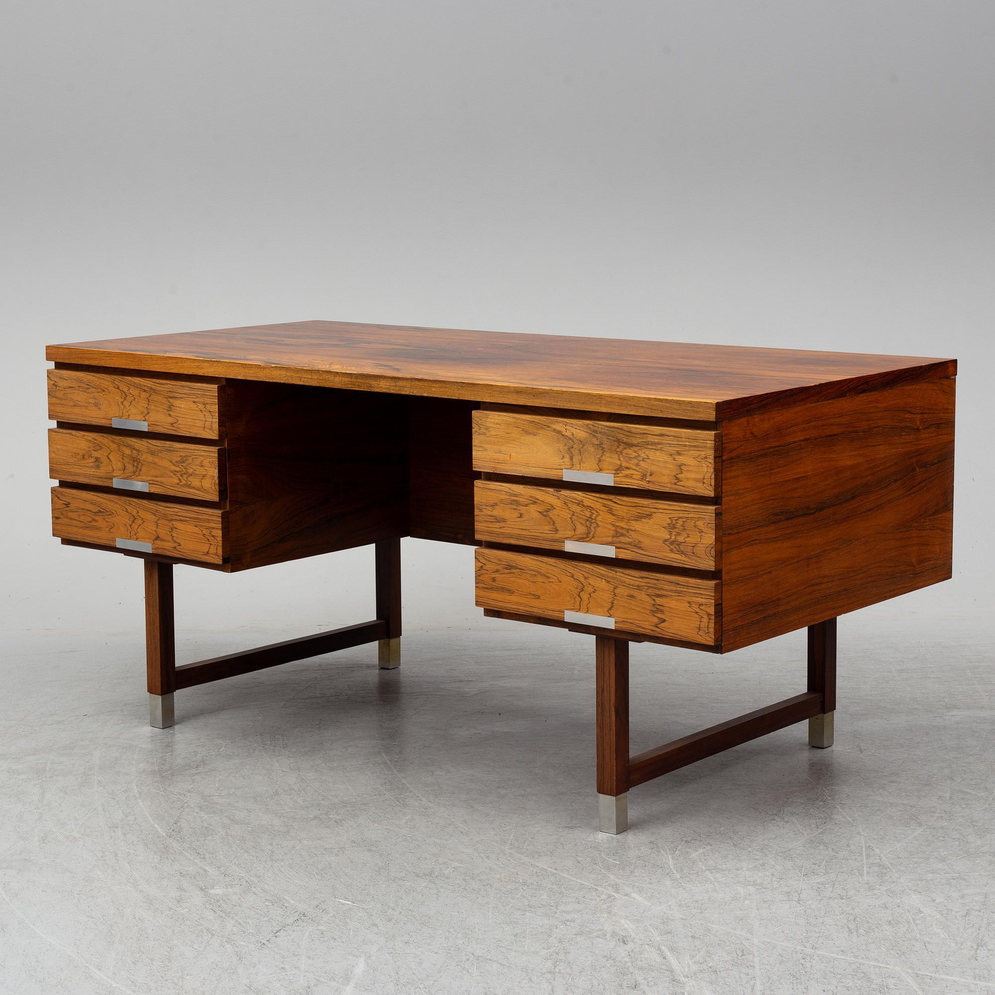 KAI KRISTIANSEN, skrivbord, Preben Skov Andersen, PSA Furniture, Danmark, 1960/70-tal.