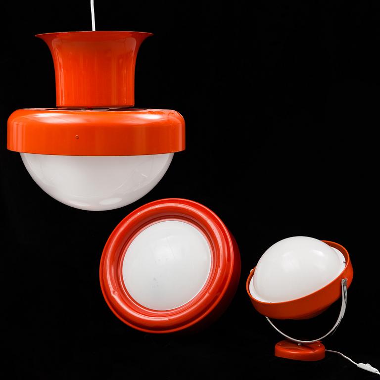 3 lights, secong half of the 20th century.