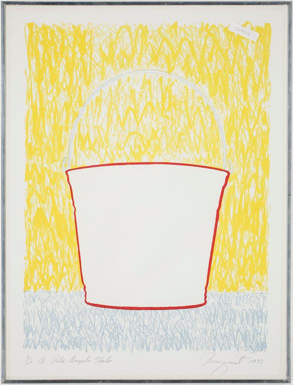 JAMES ROSENQUIST, färglitografi, signerad och numrerad 9/100.