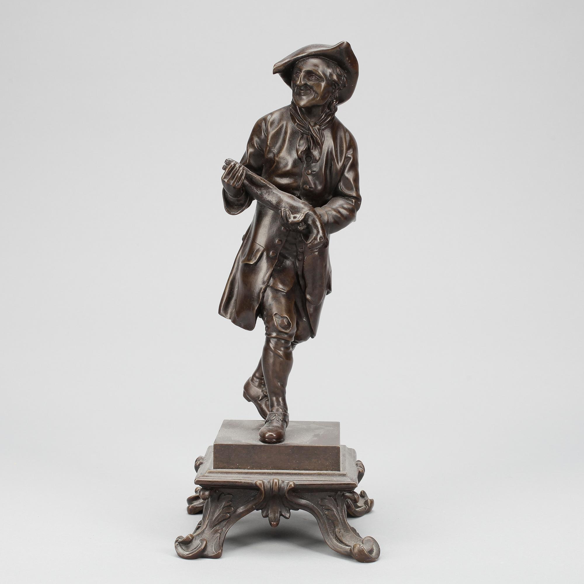 OKÄND KONSTNÄR, skulptur, brons, 1800/1900-tal.