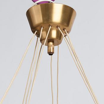 Hans Bergström, a ceiling lamp, ateljé Lyktan, Sweden 1950s.