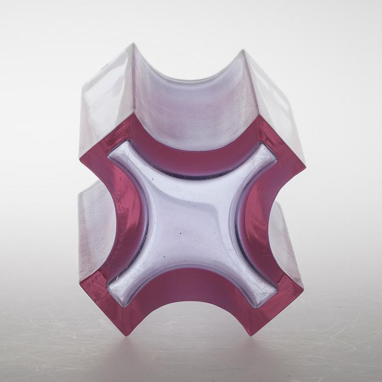 VAS, glas, signerad Tapio Wirkkala 3512. Iittala.
