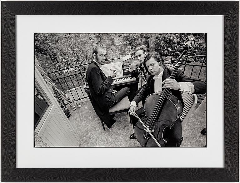 CARL JOHAN DE GEER, photograph signed and numbered 1/3 on the back of the frame.