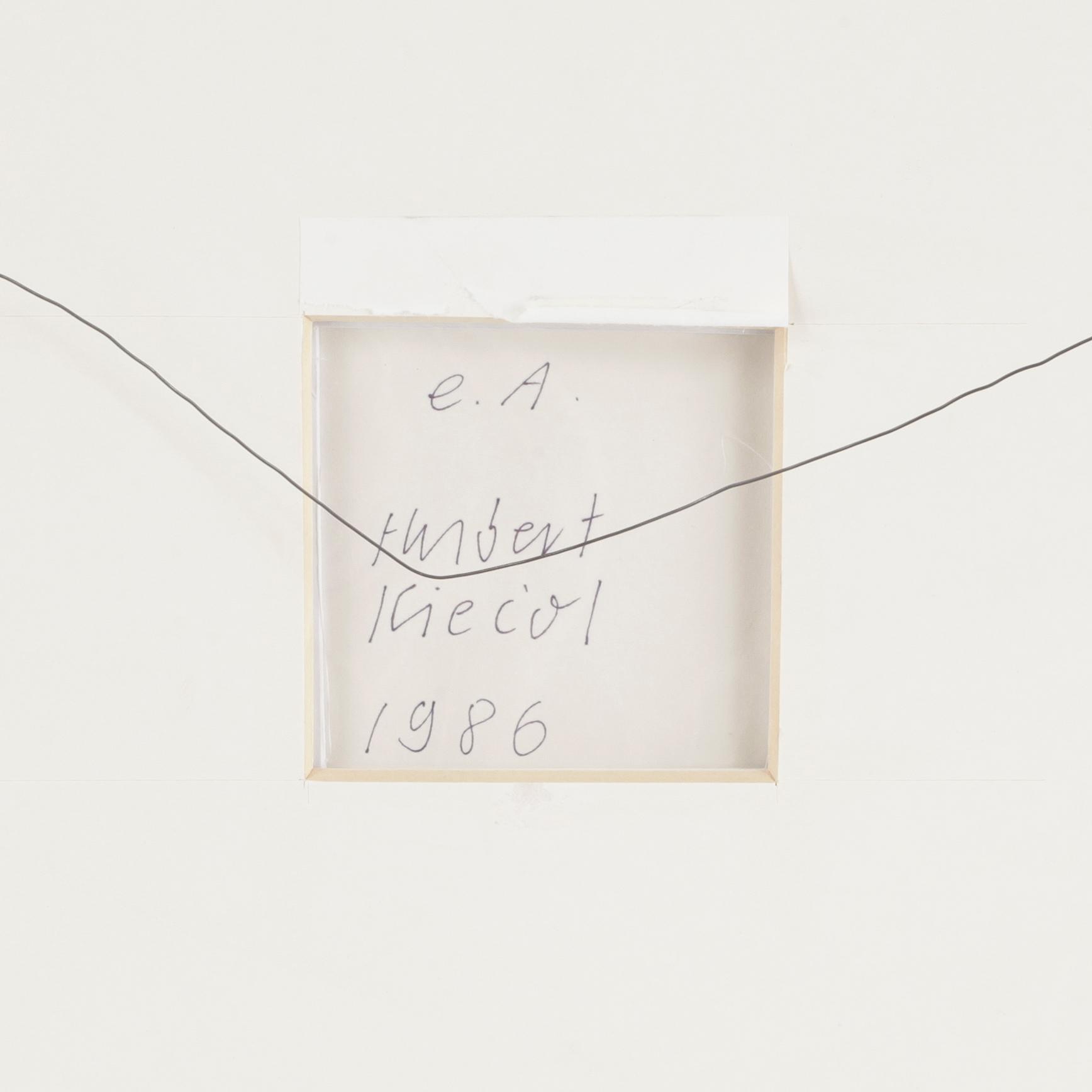 HUBERT KIECOL, aquatint, sign, numr e.A, dat 1986 a tergo.