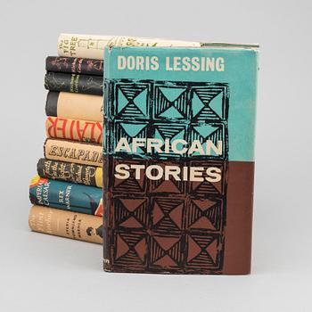 TEN ENGLISH BOOKS, one "African Stories" by Doris Lessing, 1964.