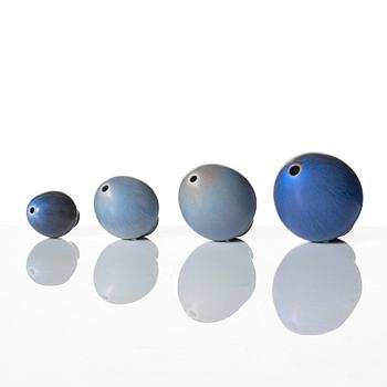 Berndt Friberg, vaser, 5 st och skålar, 2 st, Gustavsbergs studio 1962-65.