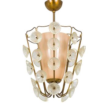 Lisa Johansson-Pape, taklampa, model 1304, Stockmann Orno 1950-tal.