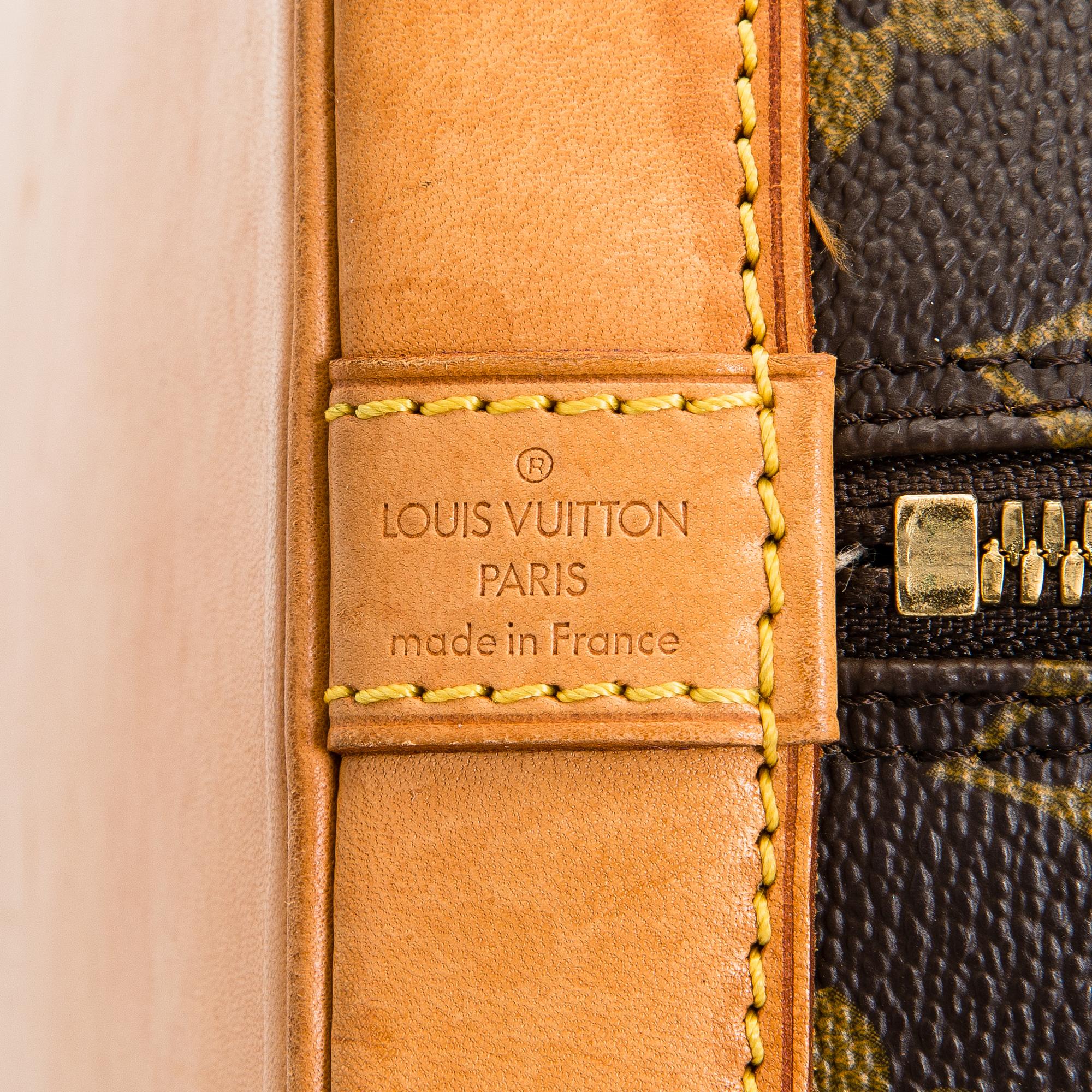Louis Vuitton, A Monogram Canvas 'Alma' Handbag.