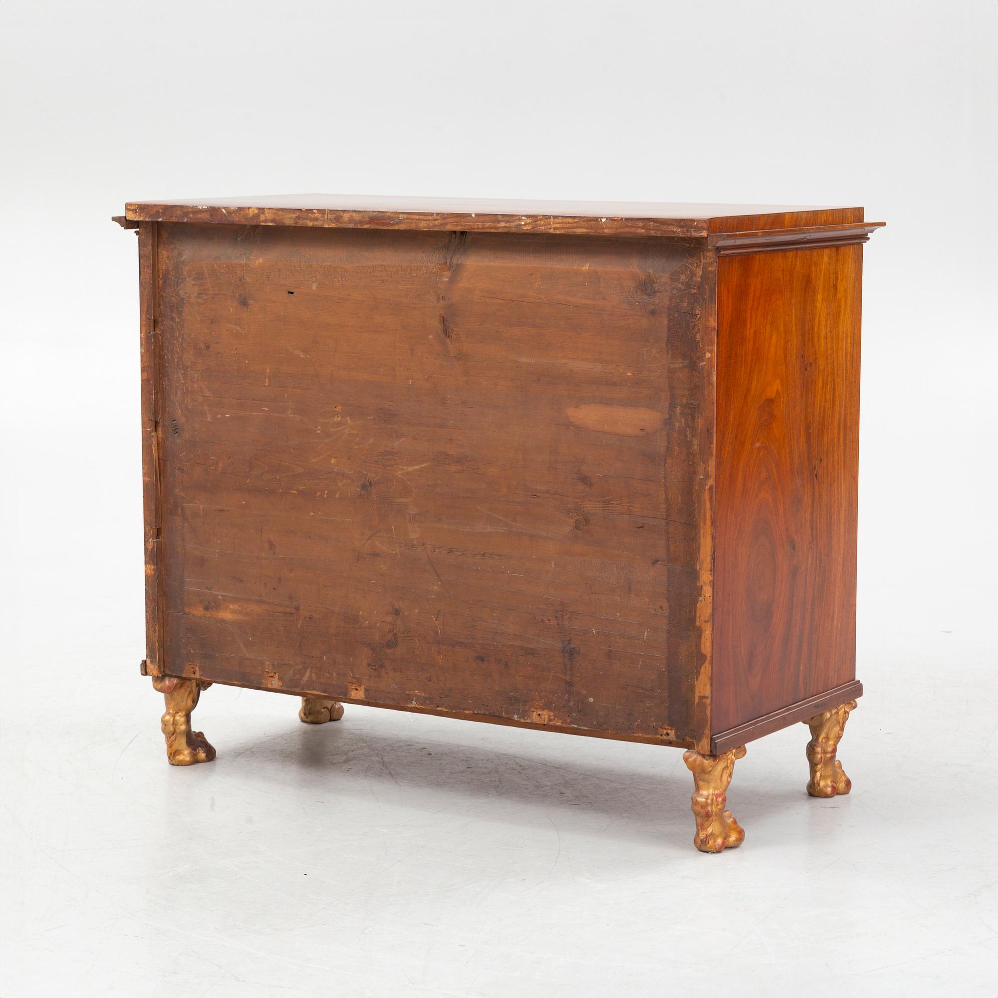 Skrivbyrå, Stockholmsarbete, omkring år 1800, Sengustaviansk.